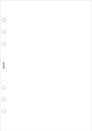 Kalendárium betét, jegyzetlap, personal méret, sima, FILOFAX, fehér (NFX132405)