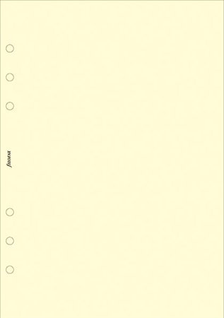 Kalendárium betét, jegyzetlap, personal méret, sima, FILOFAX, krémszín (NFX132453)