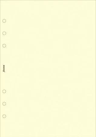 Kalendárium betét, jegyzetlap, personal méret, sima, FILOFAX, krémszín (NFX132453)