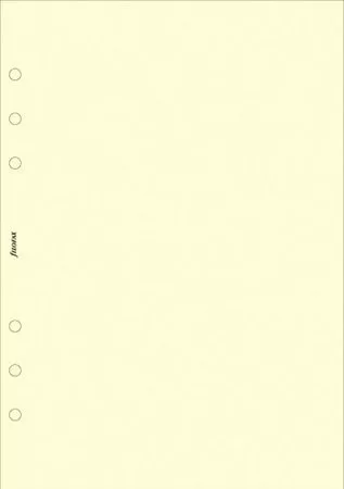 Kalendárium betét, jegyzetlap, personal méret, sima, FILOFAX, krémszín (NFX132453)