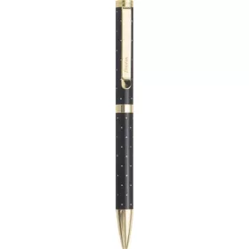   Golyóstoll, 1,0 mm, arany színű klip, fekete tolltest, FILOFAX Moonlight, fekete (NFX132823)
