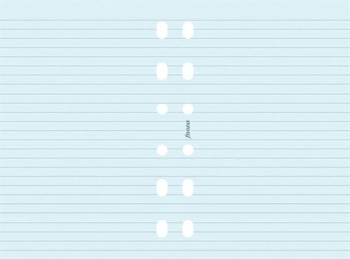 Kalendárium betét, jegyzetlap, personal méret, vonalas, FILOFAX, kék (NFX133001)