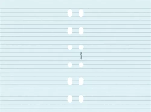 Kalendárium betét, jegyzetlap, personal méret, vonalas, FILOFAX, kék (NFX133001)