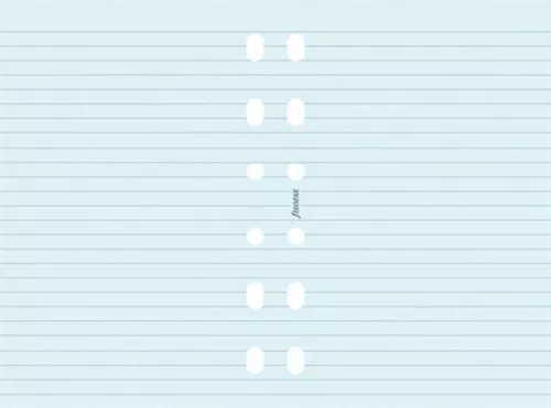 Kalendárium betét, jegyzetlap, personal méret, vonalas, FILOFAX, kék (NFX133001)
