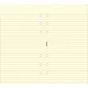 Kalendárium betét, jegyzetlap, personal méret, vonalas, FILOFAX, krémszín (NFX133053)