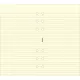 Kalendárium betét, jegyzetlap, personal méret, vonalas, FILOFAX, krémszín (NFX133053)