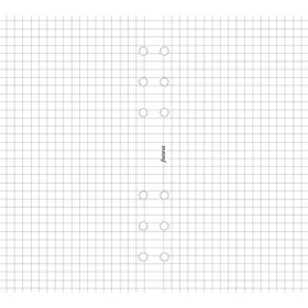   Kalendárium betét, jegyzetlap, A4, kockás, FILOFAX, fehér (NFX292905)
