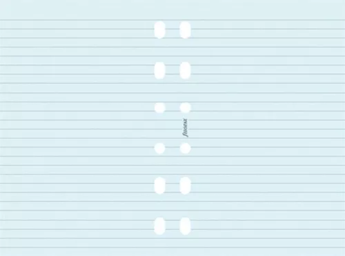 Kalendárium betét, jegyzetlap, A5, vonalas, FILOFAX, kék (NFX343001)