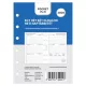 Kalendárium betét, tervező, heti, pocket (S) méret, FILOFAX, 2026 (NFX6828826)