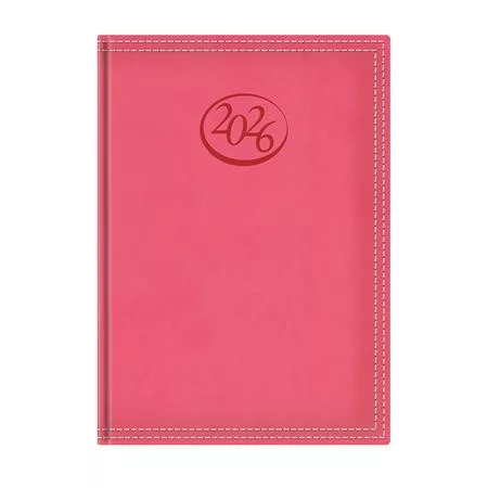Naptár, tervező, A5, napi, TOPTIMER, Ace, korallpiros (NKA021KPU)