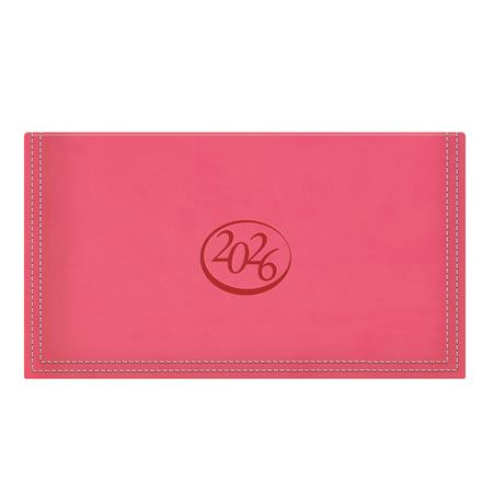 Zsebnaptár, fekvő elrendezésű, TOPTIMER, Ace, korallpiros (NKA030KPU)