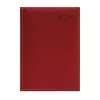 Naptár, tervező, A5, napi, műbőr, TOPTIMER, Business, bordó (NKB021BOU)