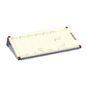   Naptár, asztali, fekvő, TOPTIMER, jegyzetblokkos, kék (NKC050KU)