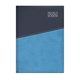   Naptár, tervező, B5, heti, TOPTIMER Duplex, kék-világoskék (NKD011KVKU)