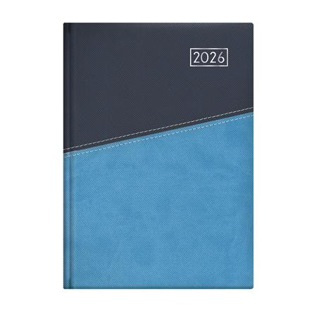 Naptár, tervező, B5, heti, TOPTIMER Duplex, kék-világoskék (NKD011KVKU)