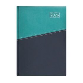   Naptár, tervező, B5, heti, TOPTIMER Duplex, türkiz-kék (NKD011TKU)