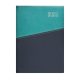 Naptár, tervező, A5, napi, TOPTIMER Duplex, türkiz-kék (NKD021TKU)