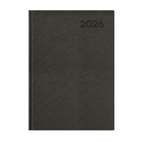   Naptár, tervező, A5, napi, TOPTIMER, Economic, fekete (NKE021FKU)