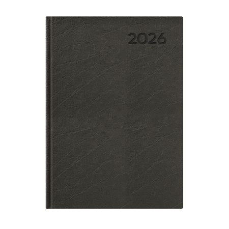 Naptár, tervező, A5, napi, TOPTIMER, Economic, fekete (NKE021FKU)