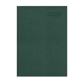   Naptár, tervező, A5, napi, TOPTIMER, Economic, zöld (NKE021ZU)