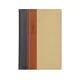 Naptár, tervező, A5, napi, TOPTIMER Fashion, antracit-barna-bézs (NKF021ABBU)