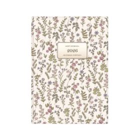   Naptár, tervező, B5, heti, TOPTIMER, Joy, kis virág (NKJ011KVU)