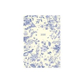   Naptár, tervező, B6, heti, TOPTIMER Joy, kékfestő (NKJ012KFU)