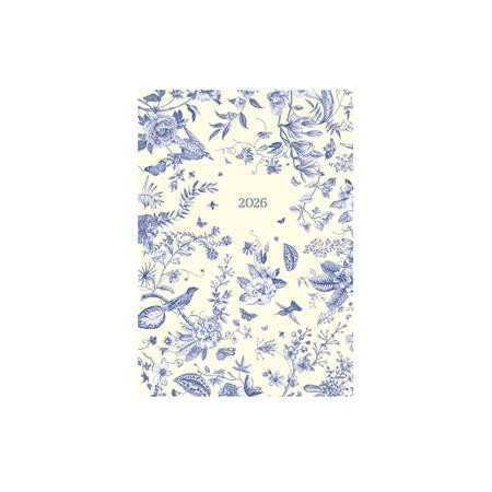 Naptár, tervező, B6, heti, TOPTIMER Joy, kékfestő (NKJ012KFU)