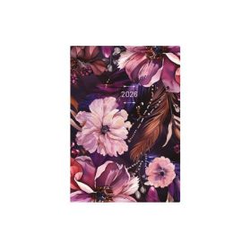 Naptár, tervező, B6, heti, TOPTIMER Joy, lila (NKJ012LIU)