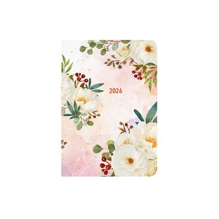 Naptár, tervező, B6, heti, TOPTIMER Joy, tearózsa (NKJ012TRU)