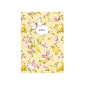   Naptár, tervező, A5, heti, TOPTIMER Joy, pillangó (NKJ015PU)