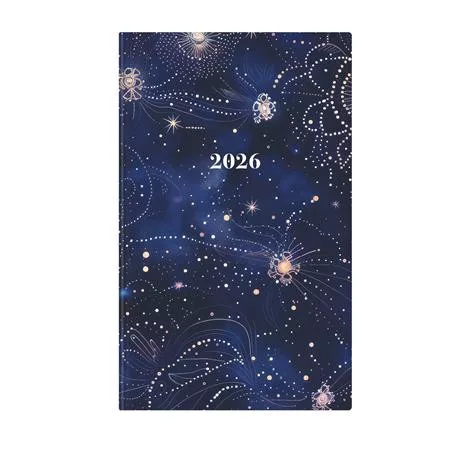 Naptár, tervező, A5, heti, keskeny, TOPTIMER, Joy, galaxis (NKJ018GU)