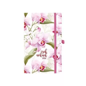   Naptár, tervező, A5, heti, TOPTIMER, Csak Nőknek, orchidea (NKJ018HKU)