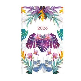   Naptár, tervező, A5, heti, keskeny, TOPTIMER, Joy, pálma (NKJ018PU)
