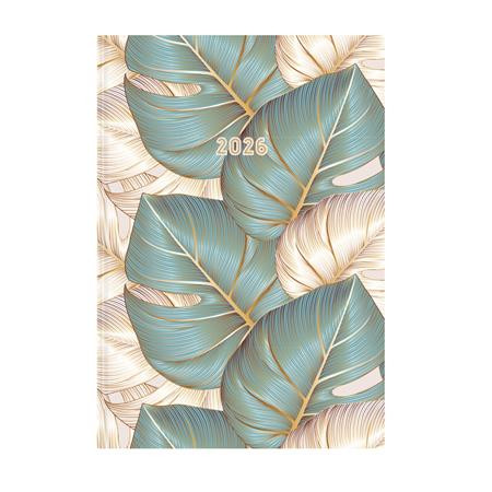 Naptár, tervező, A5, napi, TOPTIMER, Joy, levél (NKJ021LU)