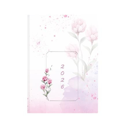 Naptár, tervező, B6, napi, TOPTIMER, Joy, pünkösdi rózsa (NKJ022PRU)