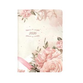   Naptár, tervező, B6, napi, TOPTIMER, Joy, rózsaszín (NKJ022RU)