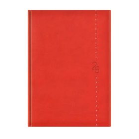   Naptár, tervező, B5, heti, TOPTIMER Linea, piros (NKL011PU)