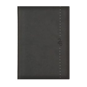   Naptár, tervező, B5, heti, TOPTIMER Linea, sötétszürke (NKL011SZU)