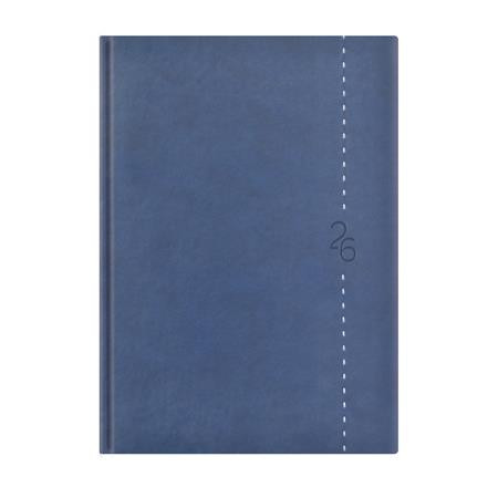 Naptár, tervező, A5, napi, TOPTIMER Linea, kék (NKL021KU)