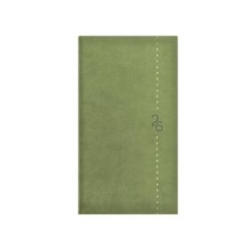   Zsebnaptár, álló elrendezésű, TOPTIMER Linea, zöld (NKL035ZU)