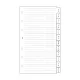 Kalendárium betét, telefonregiszter, L, SATURNUS, fehér (NKL315F)