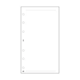   Kalendárium betét, jegyzetlap, L, sima, SATURNUS, fehér (NKL325F)