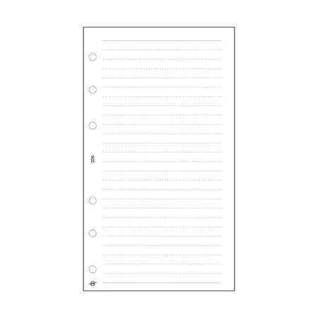 Kalendárium betét, jegyzetlap, L, vonalas, SATURNUS, fehér (NKL326F)