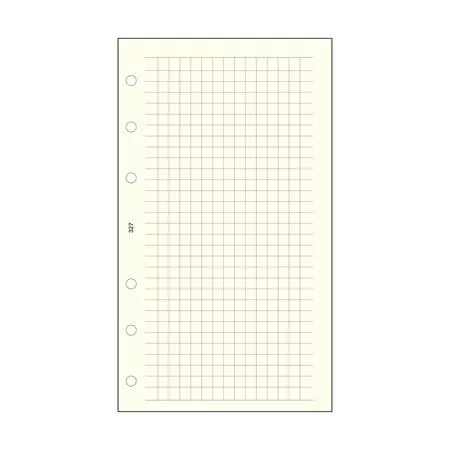 Kalendárium betét, jegyzetlap, L, kockás, SATURNUS, chamois (NKL327)