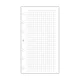 Kalendárium betét, jegyzetlap, L, kockás, SATURNUS, fehér (NKL327F)