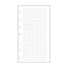 Kalendárium betét, jegyzetlap, L, kockás, SATURNUS, fehér (NKL327F)