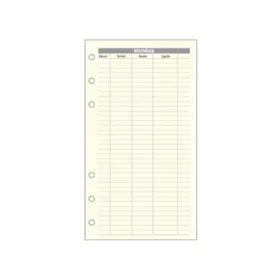 Kalendárium betét, költségtervező L, SATURNUS (NKL365)