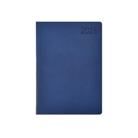 Naptár, tervező, B6, heti, TOPTIMER Madeira, kék-narancs (NKM012KNU)