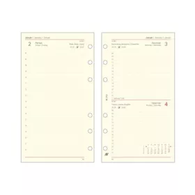   Kalendárium betét, tervező, napi, M, SATURNUS, chamois 2027 (NKM312U)